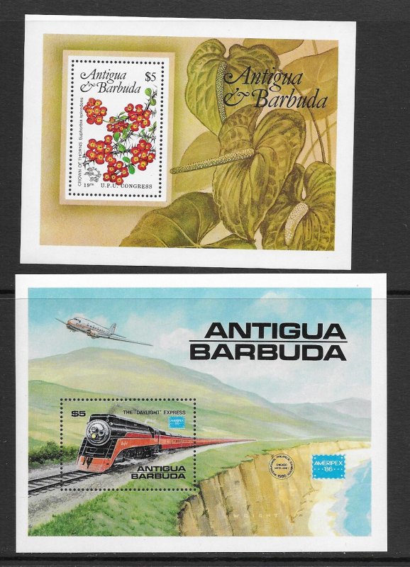 Antigua 759 , 938 MNH s/s  vf, 2022 CV $11.50