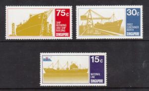 Singapore #126 - #128 VF/NH Set