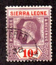 SIERRA LEONE 133 USED SCV $32.00 BIN $11.00 ROYALTY