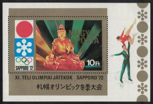 1971 Hungary 2728/B 1972 Olympic Games in Sapporo 6,50 €