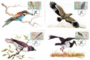 Venda - 1983 Migratory Birds Maxi Card Set SG 71-74