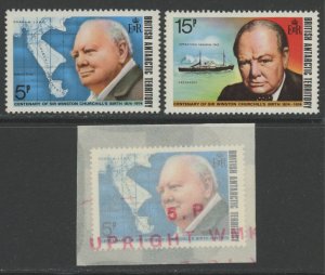 British Antarctic Territory 62-3 ** MINT NH  Churchill (2601 3)