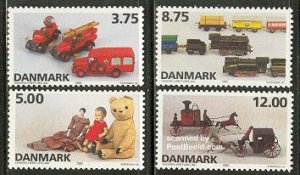Denmark 1995, Antique toys 4v, MNH