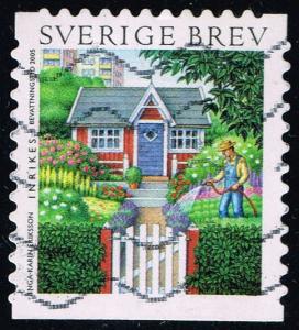 Sweden #2511d Man Watering Garden; Used (1.50)