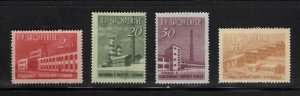 Albania Shqiperise Scott 697-700  MNH** Industrial development set