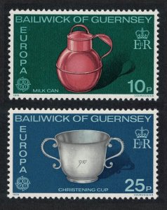 Guernsey Europa Handicrafts 2v 1976 MNH SC#135-136 SG#139-140