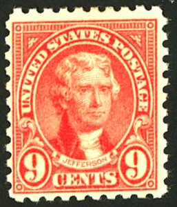 U.S. #590 MINT OG LH