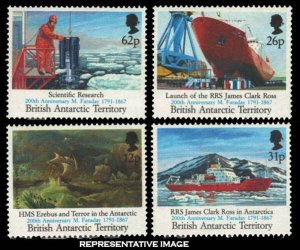 British Antarctic Territory Scott 184-187 Mint never hinged.