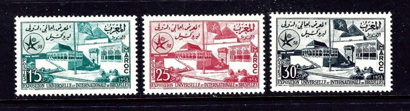 Morocco 22-24 MNH 1958 set