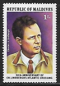 Maldive Islands # 701 - Charles Lindbergh - MNH.....(BRN23)