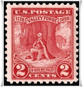 SC#645 2¢ Valley Forge Issue (1928) MH 