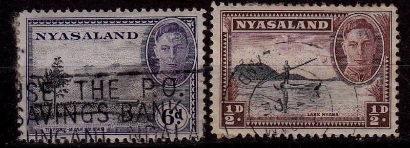 Malawi (Nyasaland),#68,74,1945,FU,CV$1.10