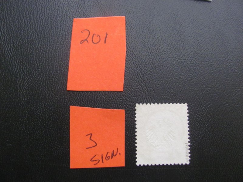 Germany 1872 USED SIGNED BRUGGER MI. 3 SC 3 SHIELD VF/XF  (201) NEW COLLECTIONL