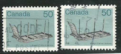 Can #930   (2)  used VF  1985  PD