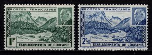 French Polynesia 1941 Petain, Set [Mint]