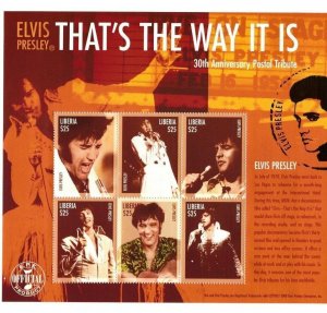 Liberia MNH S/S Elvis Presley That's The Way It Is 2000 X-Large Size 6 S...