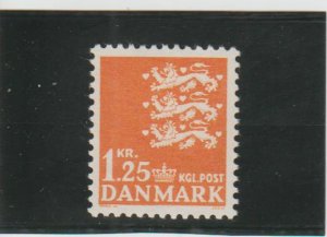 Denmark  Scott#  397  MNH   (1962 State Seal)