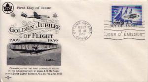 Canada, First Day Cover, Aviation