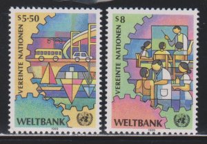 United Nations - Vienna, World Bank (SC# 88-89) MNH SET