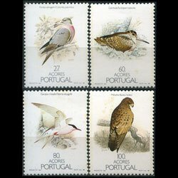 PORTUGAL-AZORES 1988 - Scott# 371-4 Birds Set of 4 NH