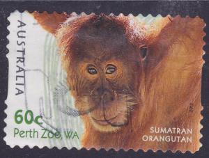 Australia 2012 Australian Zoos - Orangutan 60c used