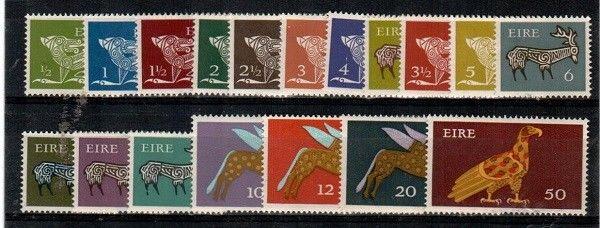 Ireland Scott 290-304 Mint hinged (Catalog Value $60.80)