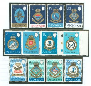 Ascension #126-129/134-137/152- Mint (NH) Single (Complete Set)