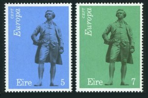 Ireland 339-340,MNH.Michel 302-303. EUROPE CEPT-1974.Edmund Burke by John Foley.
