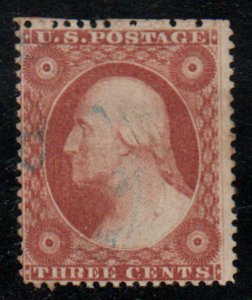 USA #26 VF, light blue cancel, nicely centered for this issue!