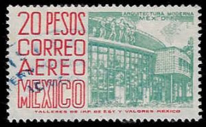 Mexico #C268 Used; 20p Modern Architecture (1950) (2)