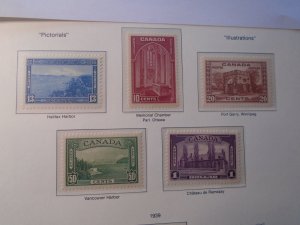 Canada  #  241-45  MNH