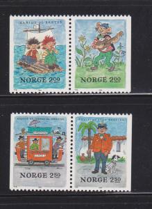 Norway 850-853 Set MNH Cartoons