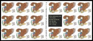 PCBstamps   US #2595a Bk Pane $4.93(17x29c)Eagle & Shield, B2222, MNH, (2)