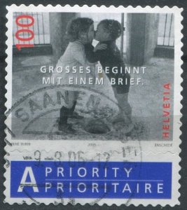 Switzerland Sc#1198a Used, 100c multi, Greetings Stamps 2005 (2005)