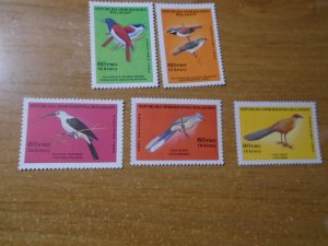 Madagascar  #  773-77   MNH    Birds