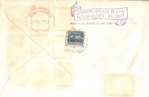 Cuba 1952 Execution of Eight Rebel Medical Students First Day Cover