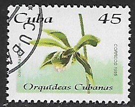 Cuba # 3683 - Orchid Galeandra Beyrichii - unused CTO.....{Z18}