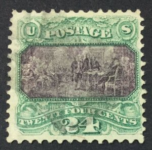 MOMEN: US STAMPS #120 USED LOT #44700