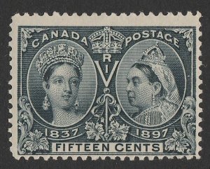 CANADA 1897 QV Jubilee 15c slate. MNH **.