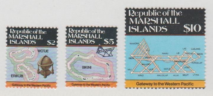 Marshall Islands Scott #107-108-109 Stamps - Mint NH Set