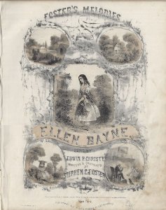 1854  - Ellen Bayne  Ephemera 1278