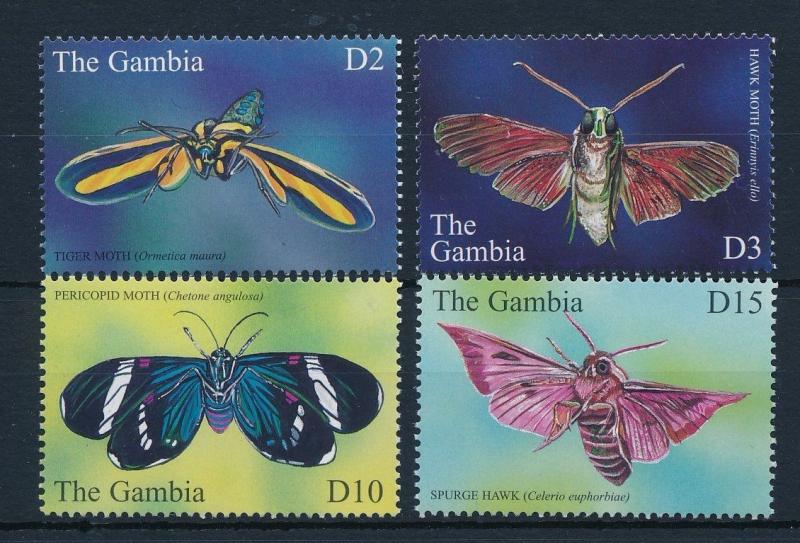 [31967] Gambia 2002 Butterflies Schmetterlingen Papillons Moths MNH