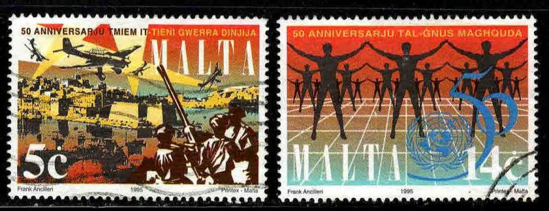 Malta # 859-60 ~ Used, HMR