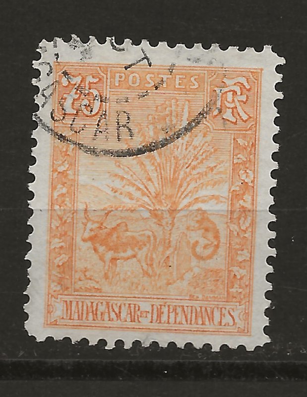 Madagascar 74 Used VF 1903 SCV $25.00 (jr)