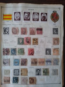 collection on pages 5% of Scott CV Spain to 1949 CV $544.50