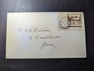 1943 England Cover British Channel Islands Jersey Local Use