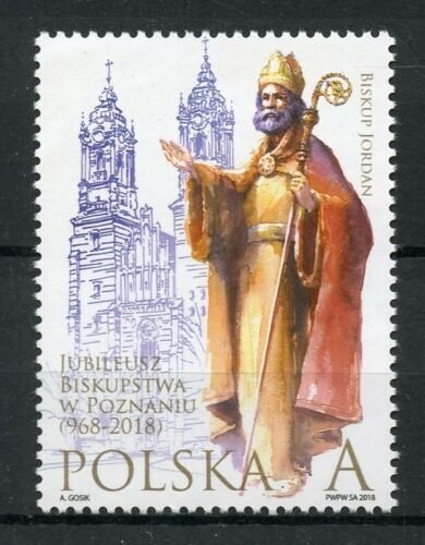 Poland 2018 MNH Roman Catholic Archdiocese Poznan 1v Set Religion Stamps 