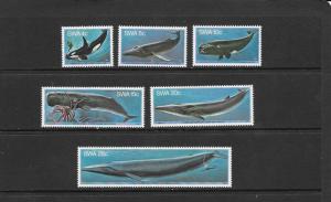 WHALES - SOUTH WEST AFRICA #437-42  MNH