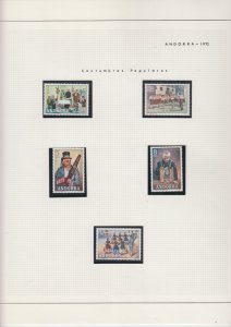 Spanish Andorra Complete Collection 1972-2014 MNH Luxe. 50 Hingeless Album Pages