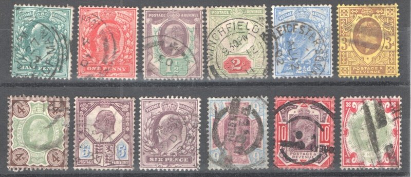 Great Britain #127-138 Set, Used, F/VF,  CV $338.85  ...  24800187